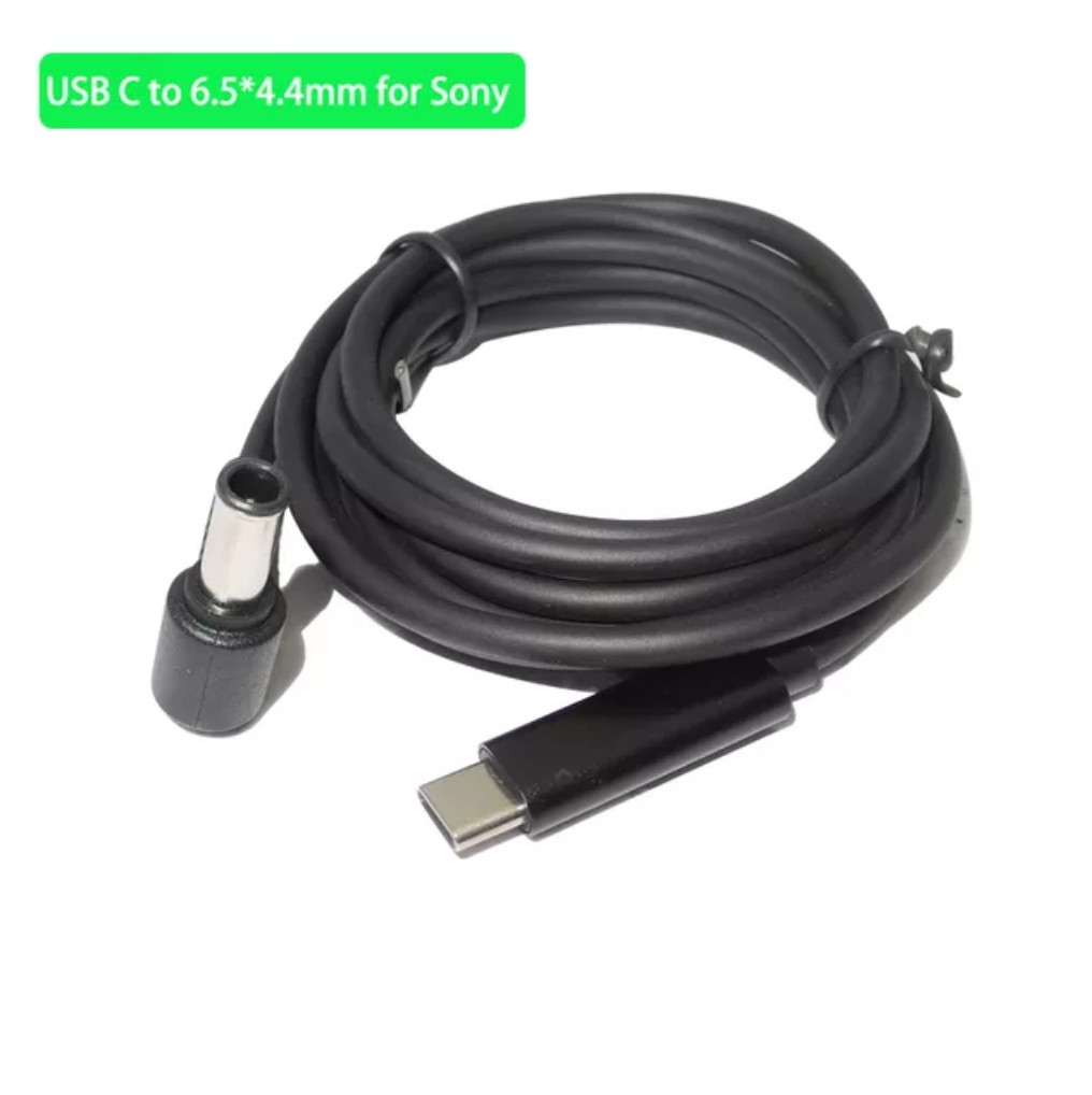 Кабель живлення для ноутбуків Sony від Type C павербанки, USB C to 6,5х4,4 19(20) Вольт, фото 1
