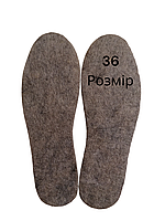 Стельки 3й слойнные войлок изолон фольга 36р (от 5пар опт цена) 37