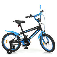 Велосипед детский PROF1 Y16323-1 16 дюймов, синий от LamaToys