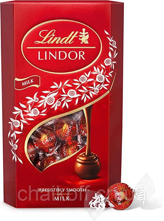 Шоколадні цукерки Lindt LINDOR 200 г (Швейцарія)