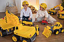 Дитяча каталка Екскаватор Big Maxi Digger для катання малюка (55811) толокар, фото 4