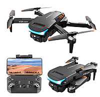 Мини квадрокоптер mini Drone K101 Max Коптер - дрон с 4K камерой, FPV, до 20 мин дальность до 150 м. + СУМКА