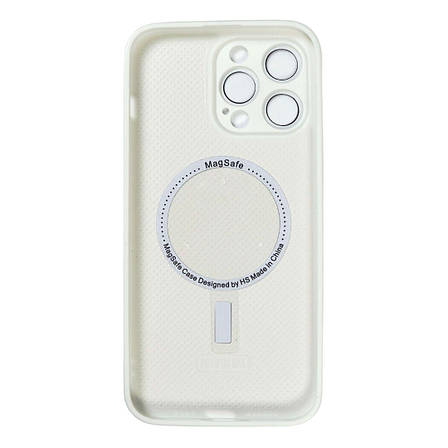Чохол Matte Glass для iPhone 14 Plus Foggy White MagSafe, фото 2