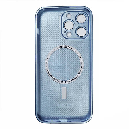 Чохол Matte Glass для iPhone 14 Pro Sierra Blue MagSafe, фото 2