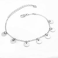 Срібний браслет Монетки