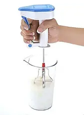 Ручний блендер Easy Flow Blender, Міксер для яєць Egg-whisk, Вінчик для збивання Жовтогарячий, фото 3