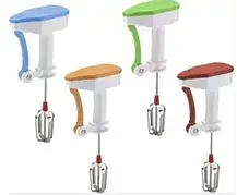 Ручний блендер Easy Flow Blender, Міксер для яєць Egg-whisk, Вінчик для збивання Жовтогарячий, фото 5