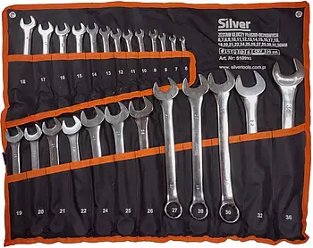 Набір комбінованих ключів Silver 25 шт. 6-36 мм S10992