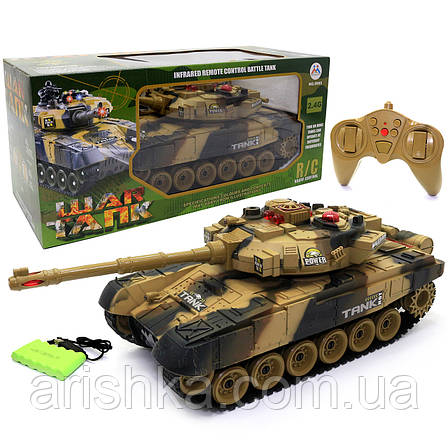 Великий тaнк на радіокеруванні "Бойовий танк" 9995 ABRAMS, фото 1
