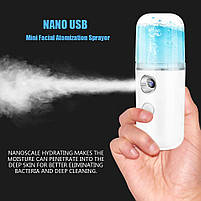 Портативний зволожувач Nano Mist Soraver 30 мл косметичний інструмент для обличчя-1982, фото 6