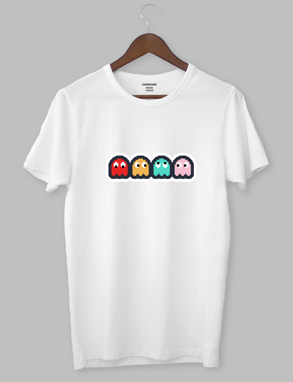 Футболка чоловіча з принтом на тему ігор "Pac man""