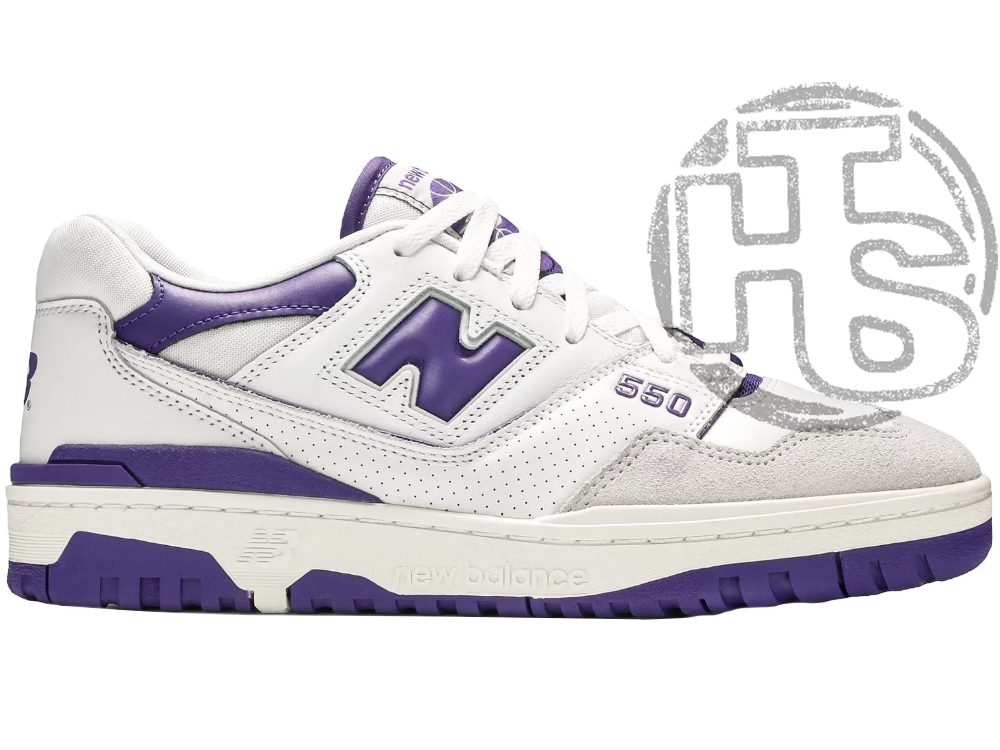 Чоловічі кросівки New Balance 550 White Purple BB550WR1
