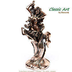 Статуетка дівчина "Дощання богині Венери" з нанесенням міді zS098 