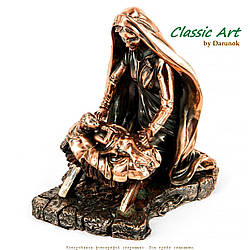 Статуетка Діви Марії бородиці з немовлям 33 на руках TS854