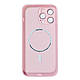 Чохол Matte Glass для iPhone 14 Pro Max Pink MagSafe - фото 2 - id-p1717587475