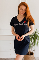 Сукня жіноча бавовняна Vivioji для дому та сну 100% бавоврозмір S (12309)