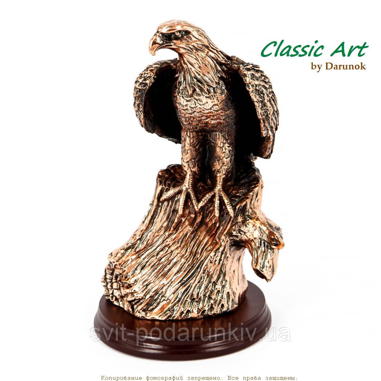 Статуетка орел на скелі з потужними лапами ES022, фото 1