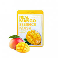 Тканинна маска для обличчя з екстрактом манго FarmStay Real Mango Essence Mask