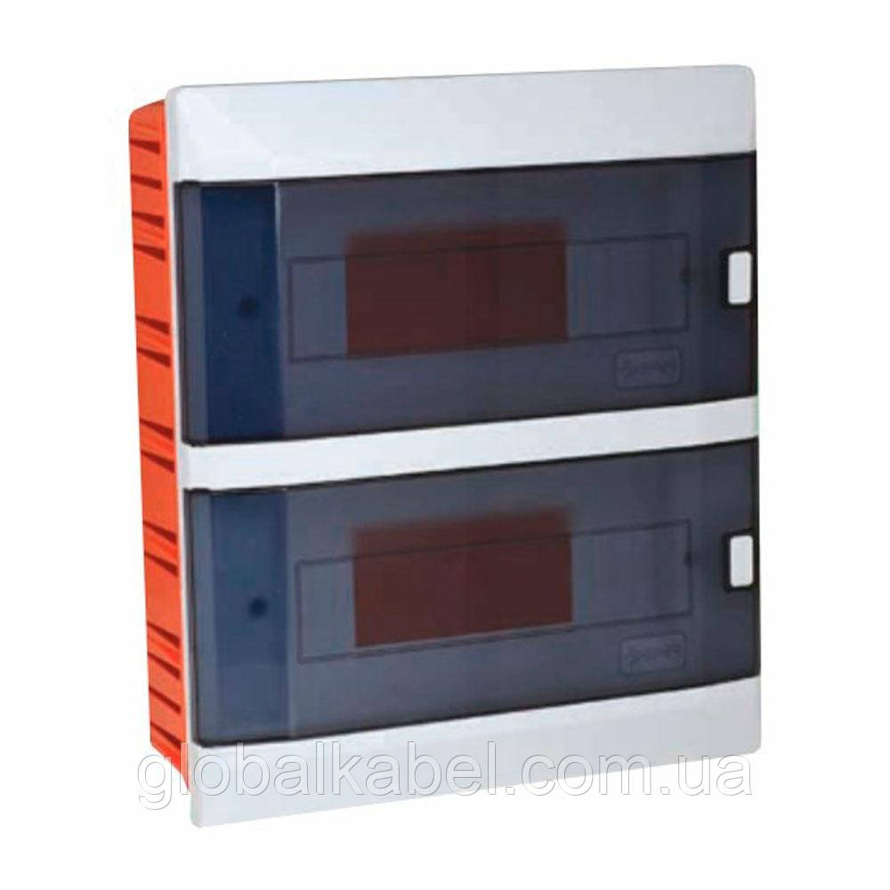 Розподільний щиток FAR під 16 автоматів (F93), вбудований білий, фото 1