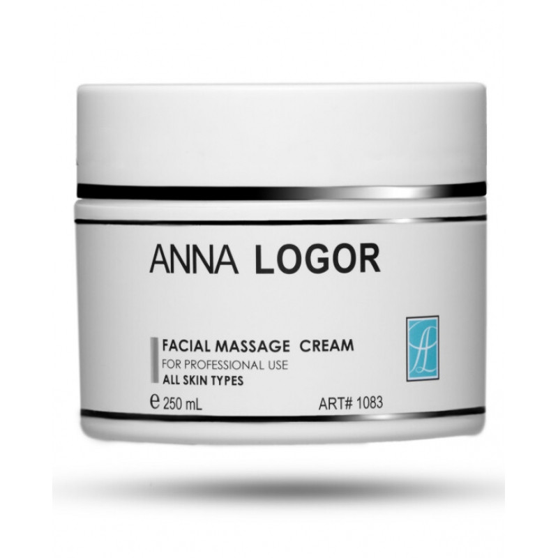 Масажний крем для обличчя Anna Logor Facial massage cream 250 мл