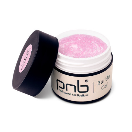 Builder Gel Cosmo Rose PNB 50 ml Гель світловідбивний для моделювання рожевий 50 мл