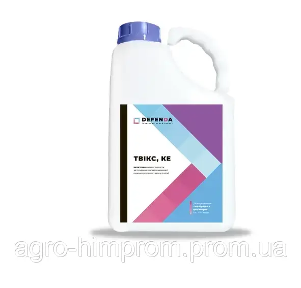 Інсектицид/інсектицид Твікс (Нурел Д) хлорпірифос, 500 г/л + циперметрин, 50 г/л, пшениця, буряк, ріпак, горох