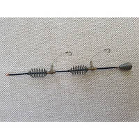 Оснащення ""Супер карась""Лідкор, 2 пружини з відведенням,пофарбовані,2 гачка №8, 30 гр.