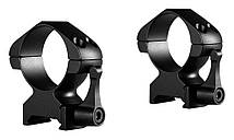 Швидкознімні кільця Hawke Precision Steel (30 мм) High на Weaver/Picatinny