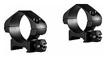 Кільця Hawke Precision Steel (30 мм) Low на Weaver/Picatinny