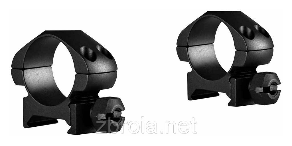 Кільця Hawke Precision Steel (25.4 мм) Low на Weaver/Picatinny