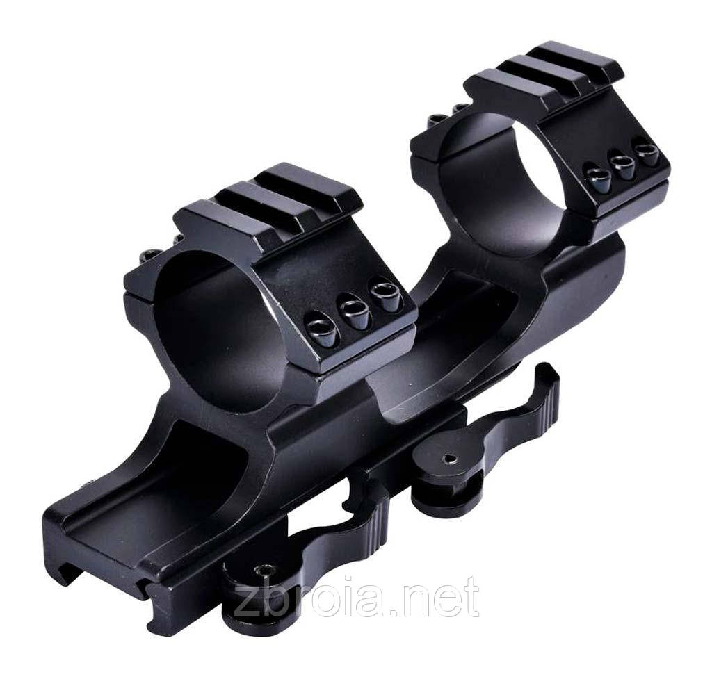 Моноблок Buvele Cantilever QD (25.4/30 мм) High на Weaver/Picatinny, фото 1