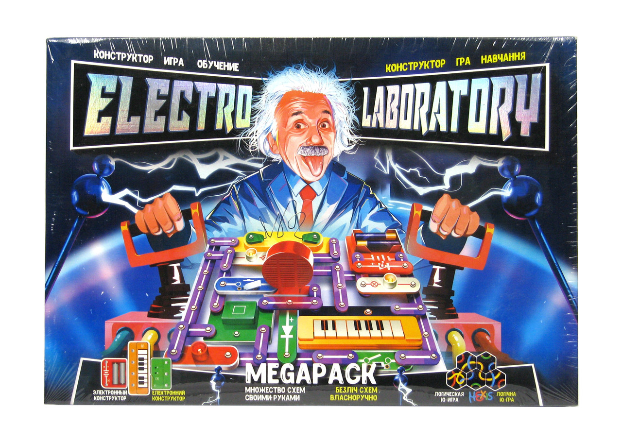 Конструктор електронний Elab -01-04 "Електролабораторія. Мегапак", фото 1