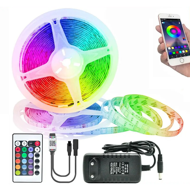 Светодиодная лента RGB 10м Swagger 5050 + Bluetooth LED лента, цена