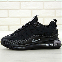 Кроссовки мужские Nike Air Max mx-720-818 black / Найк аир макс мх 720 818 черные