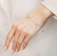 Срібний браслет Космос