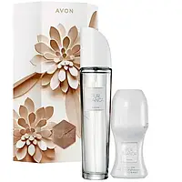 Женский парфюмерный набор «Pur Blanca» в коробке Avon