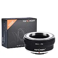Адаптер (переходник) K&F Concept - M42 - FX Fuji для камер FujiFilm с байонетом FX