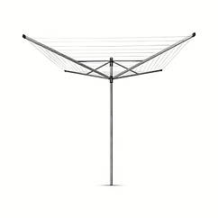 Сушарка для білизни вулична "Rotary Dryer Lift-O-Matic Advance" 11х15.5х192.5см з алюмінію Brabantia