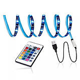 Світлодіодна стрічка 2835 Rgb з пультом, фото 2