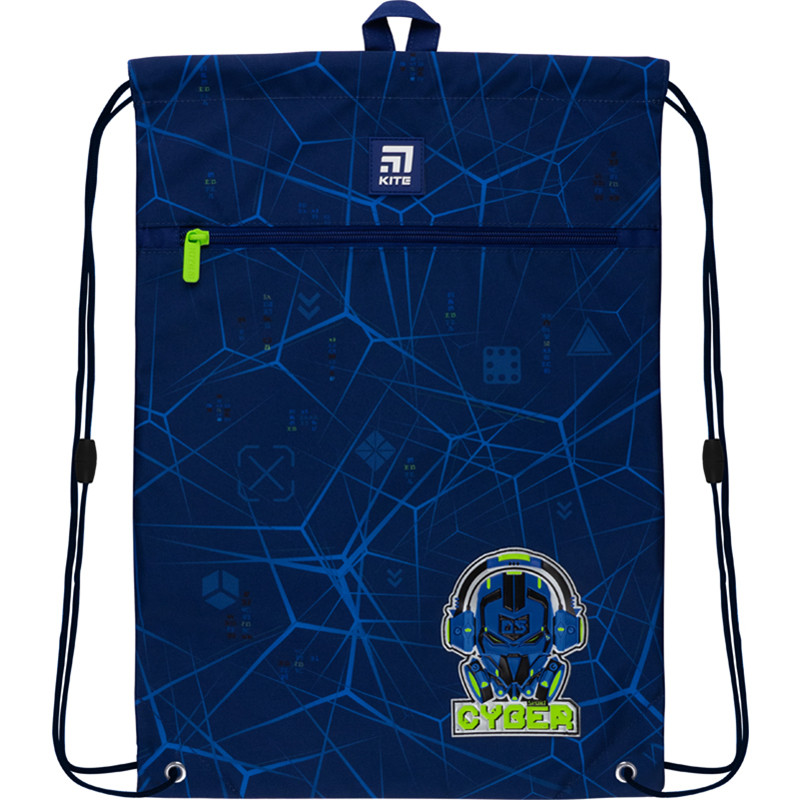 Сумка для взуття з кишенею Kite Education Cyber K22-601M-8, 61807, фото 1