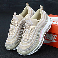 Кроссовки женские Nike air max 97 beige / Найк аир макс 97 бежевые