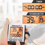 Термометр для м'яса ThermoPro TP-16S (-10..+300 °C) з таймером, магнітом і підсвіткою, фото 6