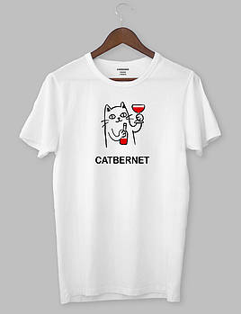 Футболка чоловіча з принтом "CATBERNET"