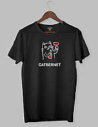 Футболка чоловіча з принтом "CATBERNET", фото 2