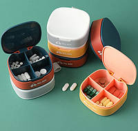 Карманная таблетница Pill box 4 отделения (ZVR)