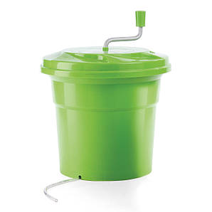 Відро для сушіння салату, зелені та овочів 25 л. пластикове з відведенням, зелене Hendi 222560