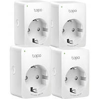 Умная розетка TP-Link Tapo P100 (4-pack) (Tapo P100(4-pack)) - Топ Продаж!