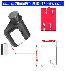 70mai Smart Dash Cam Pro кріплення реєстратора xiaomi 70mai Smart Dash Cam A500\S500