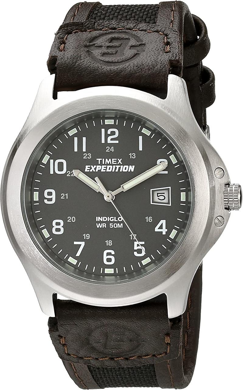 Black/Brown/Charcoal Чоловічий годинник Timex Expedition Metal Field