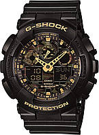 Camouflage Мужские ударопрочные часы Casio GA-100 XL Series G-Shock Quartz 200M WR